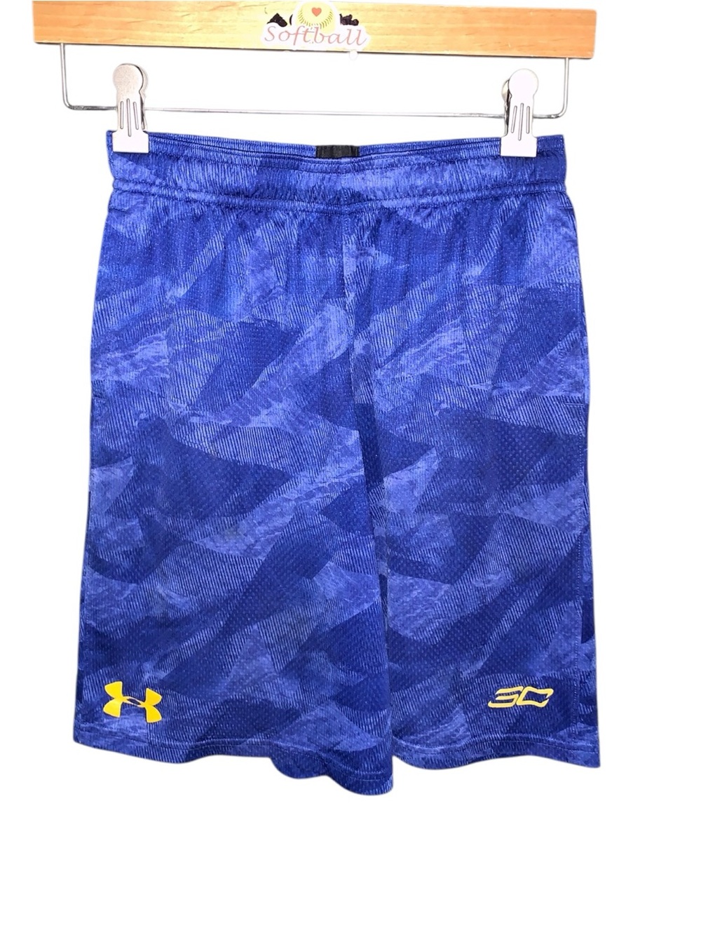Under Armour Stephen Curry SC30 Aero Wave Shorts Blue Basketball Shorts